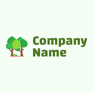Forest on a Honeydew background - Agriculture