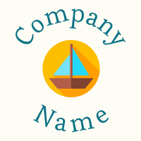 Amber Boat on a Floral White background - Automotive & Vehicle