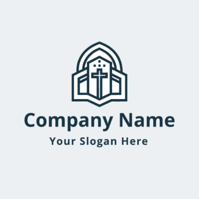 church window modern logo - Community & Non-Profit
