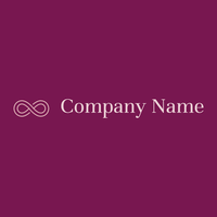Infinity logo on a Pompadour background - Abstract