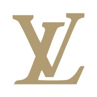 Louis Vuitton logo beige